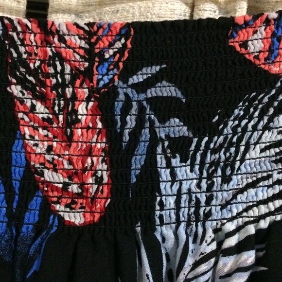 Croft & Barrow Smocked Rayon Challis Skirt - Picture 2 of 4